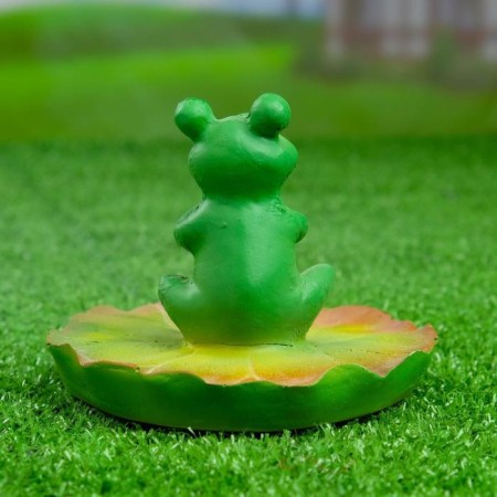 Garden figure "Frog is clapping" 15x10cm-2