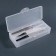 Organizer for storing manicure/cosmetic supplies, with investment, 19 × 7.5 cm, white color