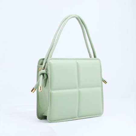 Bag Cross-Bodi with a zipper, mint color-2