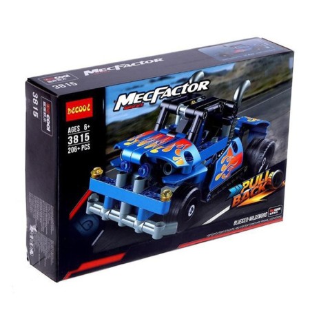Designer with an inertial mechanism "Racing Truck", 206 parts-4