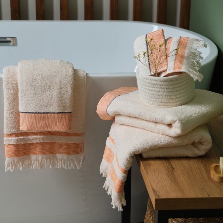 Trick Lovelife "Breeze" 30x50 cm, orange, 100% cotton, 500 g/m2-7