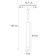 Magnetic track lamp Arte Lamp Linea A4770SP-1BK, LED, 8 W, 40 cm, 450 lm, black