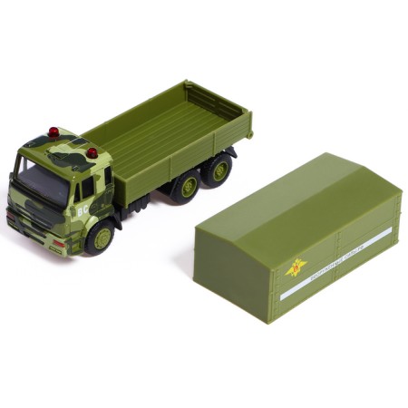 Metal truck "KAMAZ. Army ", 1:54, inertia-3