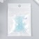 Glass glass 6/0 "cube. Translucent. Light blue" 10 g