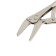 Hand tundra clamp, an elongated flat capture, with a latch, 115 mm