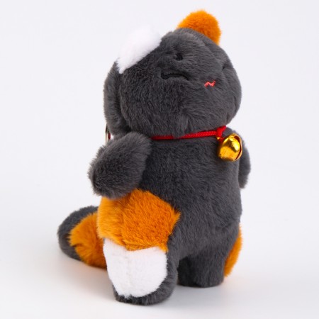 Soft toy "cat" on a key fob, 14 cm-1