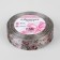 Satin tape "Cold flowers", 25 mm × 23 ± 1 m, color gray color