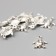 Decor for creativity Metal "Turtle" silver 1.5x1.2 cm
