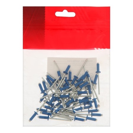 Rolls of the tundra krep, exhaust, aluminum-old, 3.2x8 mm, blue, 50 pcs-4