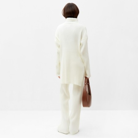 Women's costume mist (sweater and trousers), milk, p. M (44-46)-4