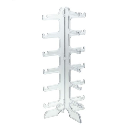 Happy stands 6 seats, 16 × 14.5 × 35.5, the color is transparent-1