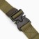 Tactical belt, 120 cm, width 3.7 cm, plastic buckle, khaki
