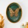 Panel interior polystone "Butterfly" dark green 20x4x26 cm