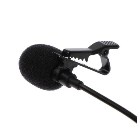 Microphone on the clothespin G-103, 20-15000 Hz, -34 dB, 2.2 kom, Lightning, 1.5 m, black-1