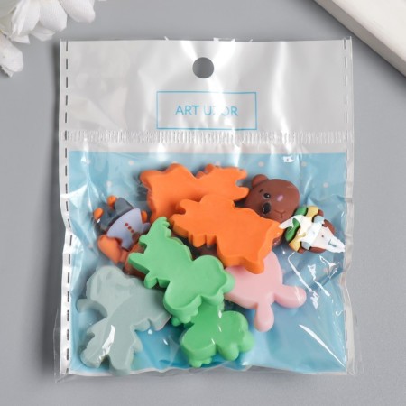 Decor for creativity plastic "Animal" mix 1.5x3 cm-2