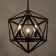 Bayerlux suspension Bayerlux "Geometry" E14 3x40W black 45x45x45 cm