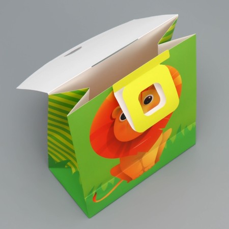 Gift package with a mold valve, packaging, “Lion”, 23 x 27 x 11.5 cm-6
