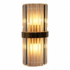 Бра St Luce. SL1176.201.02. Arezzo. 2х40 Вт, E14, 20х40 см, цвет золотистый