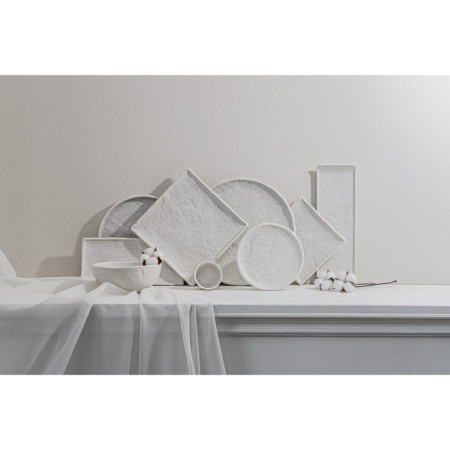 Porcelain dish for feeding Magistro Slate, 26.5 × 15 cm, white color-9