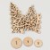 New Year's blanks for creativity "New Year! Christmas trees on the stand ", 3 pcs