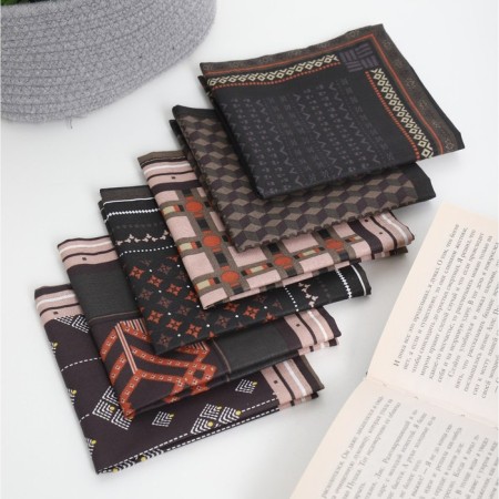 Male Men 28x28 cm, 6pcs, rice 29270-2, mix, chintz 100g/m, HL100%