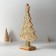 Polystone souvenir "Herringbone Christmas tree with glaze patterns" 18.5x7x30.5 cm