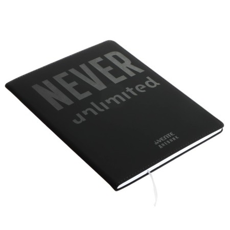 Universal diary for NEVER 1-11 grade, integral cover, artificial leather, application, liesse, 80 g/m2-2