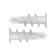 Dowel "bison" Driva, for drywall, with a drill, nylon, 100 pcs