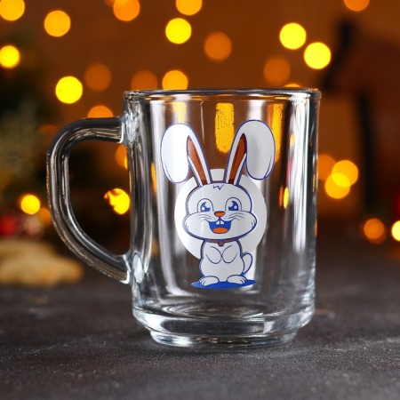 Mug "Bunny", glass, 220 ml