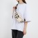 The textile waist bag with the pocket "be true" 30*14*6 cm