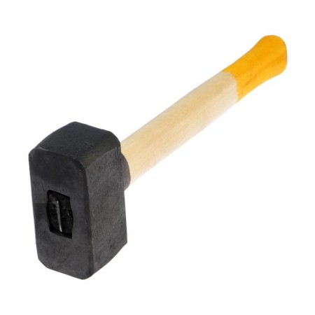 Sledgehammer forged scrap, 3 kg, wooden handle-2