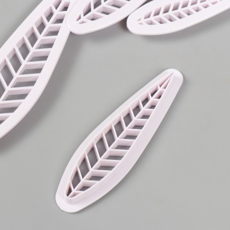 Cutters for polymer clay "leaflets" set 4 pcs 6x1.2 cm 8x1.6 cm 10x2.1 cm 12x2.5 cm-3