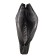 Business bag, lightning department, 2 outer pockets, black color