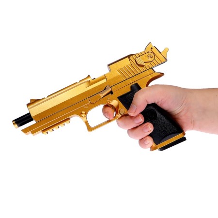 Digl children's pistol, shoots soft bullets, shells fly out, automatic reloading-8