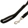 Kaponnoye Zononic leash with latex thread, 7 m x 1.5 cm, black