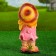 Garden figure "Dwarf with a basket" Small 16x15x39cm