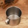 Magic mug of "Mayly", 1.1 l, d = 12.5 cm, chrome color