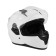 The helmet integral with two visors, size M (57-58), model BLD-M67E, white glossy