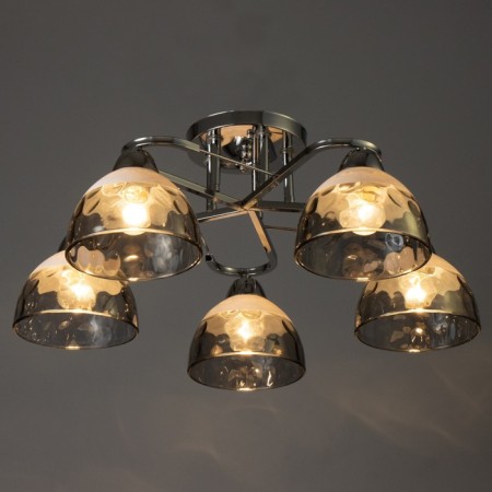 Aquil chandelier 5he27 40W chrome 45x15x22 cm Bayerlux-2