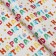Package paper, glossy "Happy Birthday", 70 x 100 cm, 1 sheet