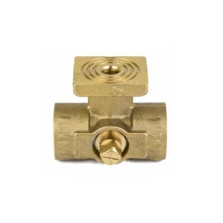 Aquasfera 1061-01 manometer crane, 1/2 "x20x1.5 mm, pn 16, internal thread, flange-4