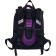 School backpack 38 x 30 x 16 cm, ergonomic back, Stavia "Tilda", blue/lilac/gray