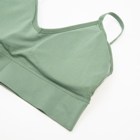 Female set (top, panties) color green, size 42-44-7