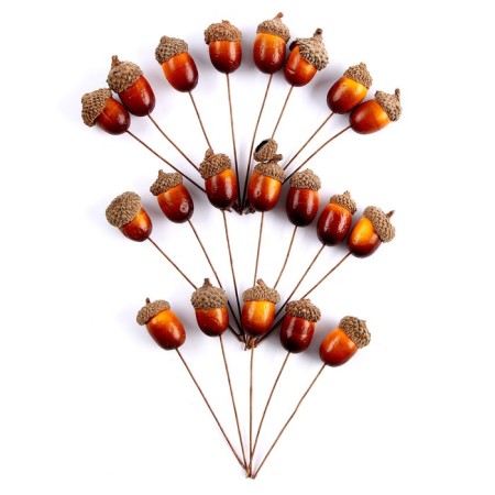 Decor for the creativity of "Acorn" set 20pcs, 3x2cm-1