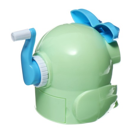 Mechanical sharpener with a container of an owl light green-10
