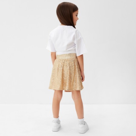 KAFTAN siege skirt size 36 (134-140 cm), gold-3