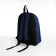 Youth backpack from lightning textiles, external pocket, blue color