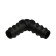 Corner connector, L-shaped, for a hose 1/2 "(12 mm), plastic