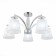 Ceiling lamp ST LUCE. SL1756.102.05. Bello. 5x40 watts, E14, 70x70x34 cm, chromium color