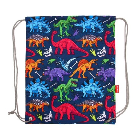 A bag for shoes 440 x 365 mm, Erich Krause, density 300D, with a reflective strip, Dino Planet-3